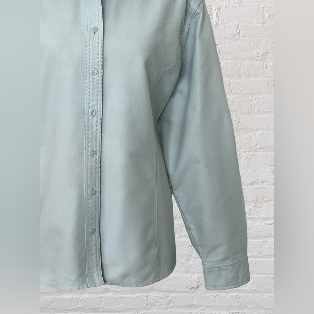 Eddie Bauer Womens Blue Flannel Button Up Shirt Sz XXL Chore Barn Farm Country - Picture 5 of 13